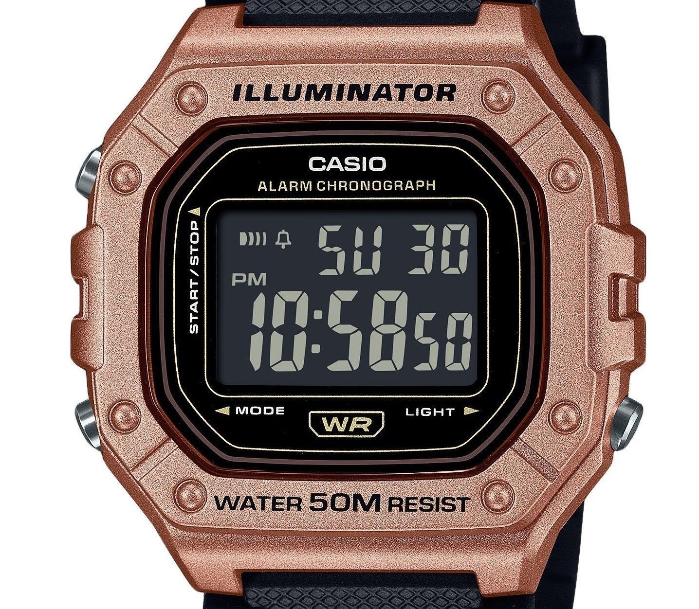 Casio Standard Digital Resin Strap Quarz W-218HM-5BV Herrenuhr