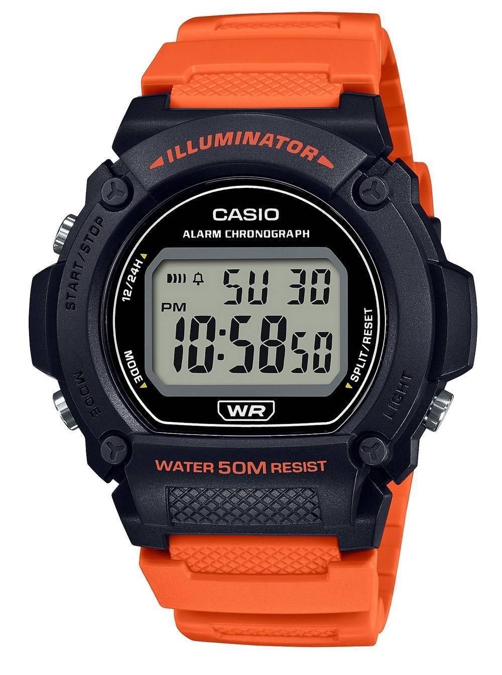 Casio Youth Digital Alarm Quarz W-219H-4AV W219H-4 Herrenuhr