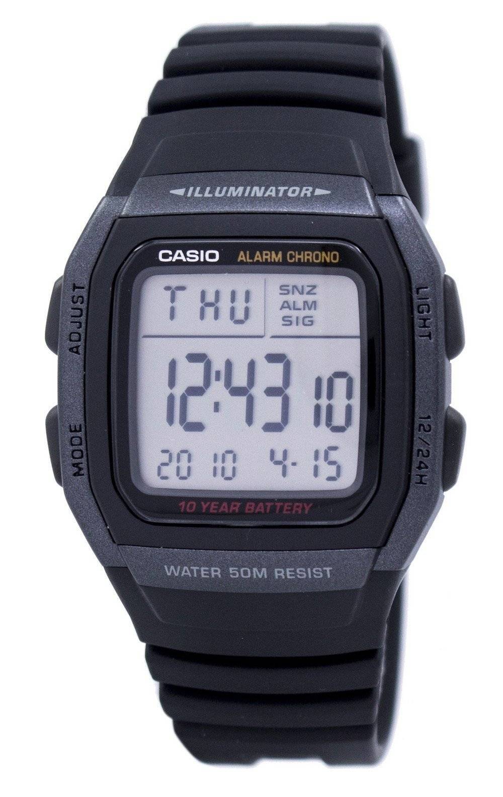 Casio Youth Digital Illuminator W-96H-1BVDF W96H-1BVDF Herrenuhr