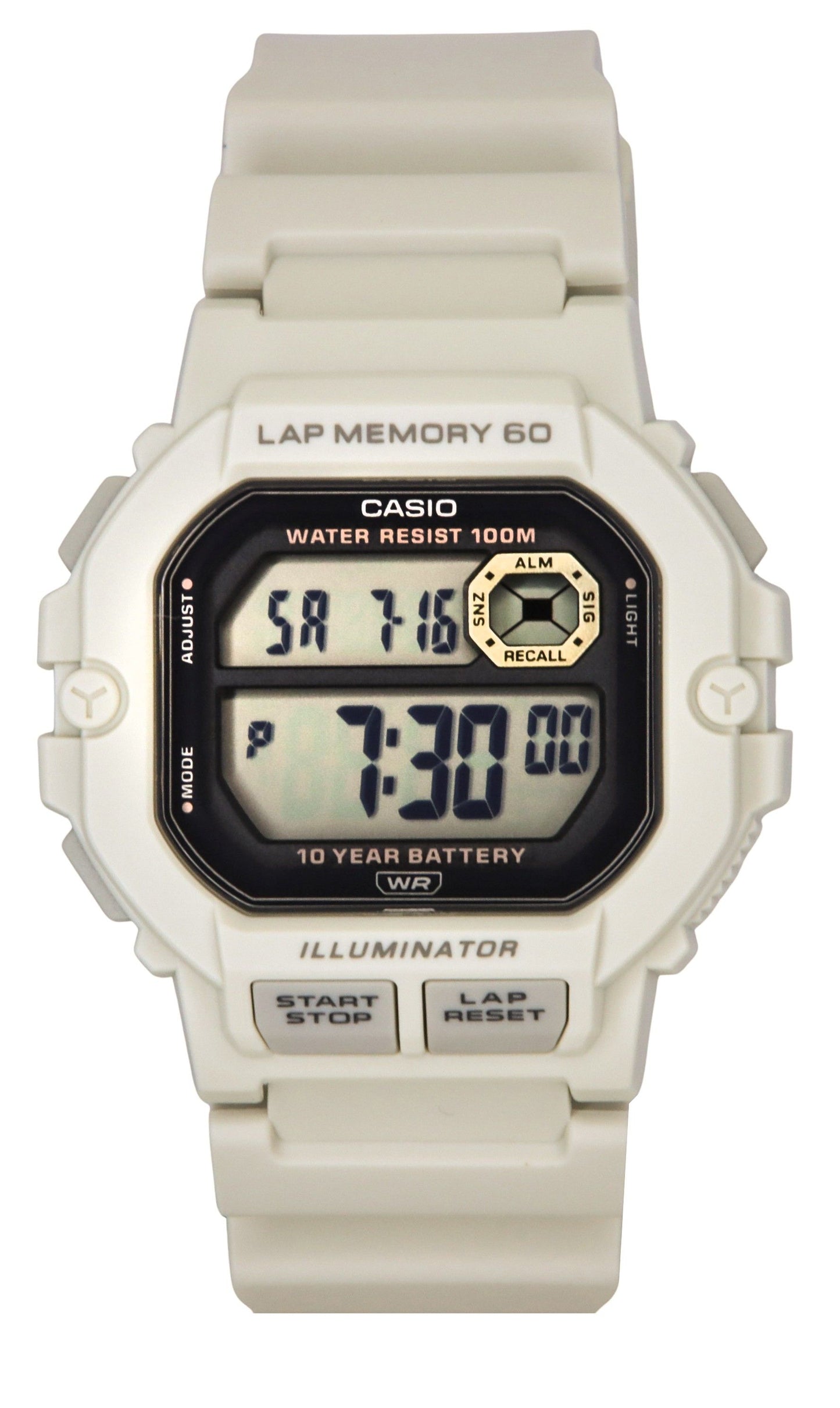Casio Standard Digital Resin Strap Quarz WS-1400H-8AV 100M Herrenuhr
