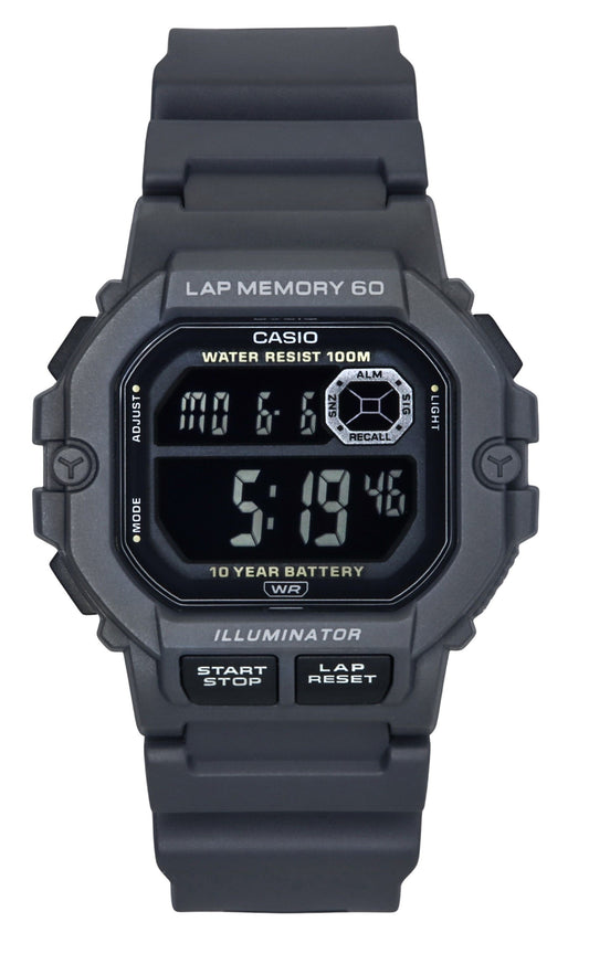 Casio Standard Digital Resin Strap Quarz WS-1400H-8BV 100M Herrenuhr