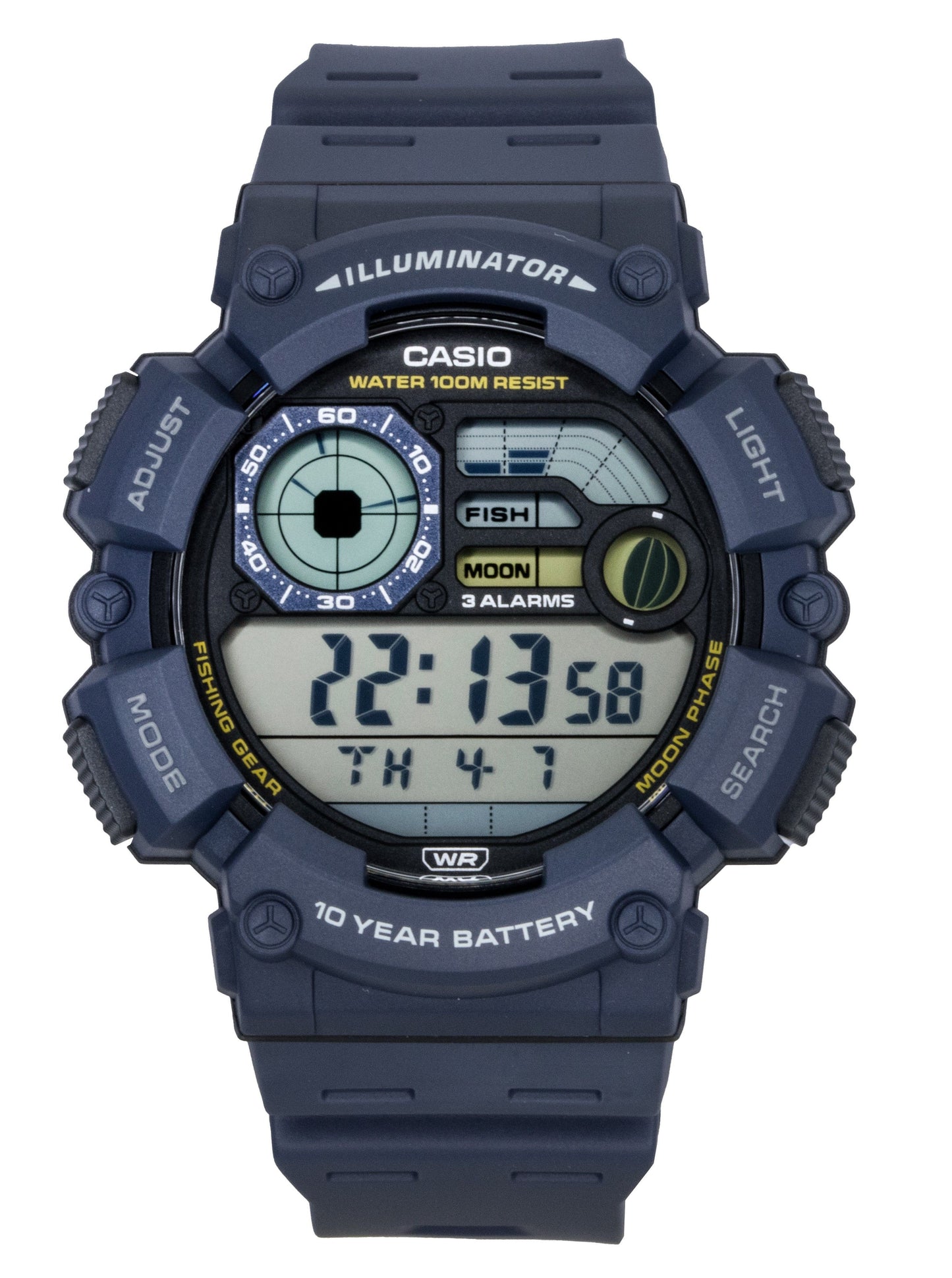 Casio Youth Digital Resin Strap Quarz WS-1500H-2AV 100M Herrenuhr
