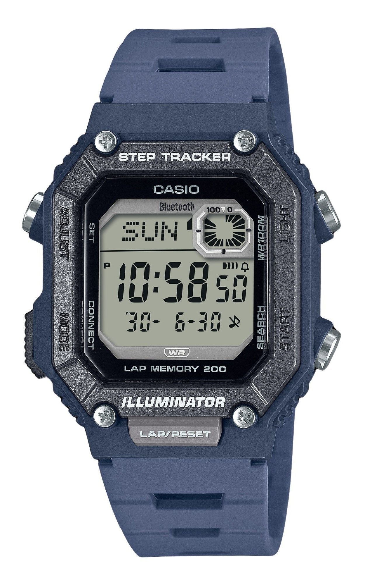 Casio Standard Digital Smartphone Link Step Tracker Resin Strap Quarz WS-B1000-2AV 100M Herrenuhr