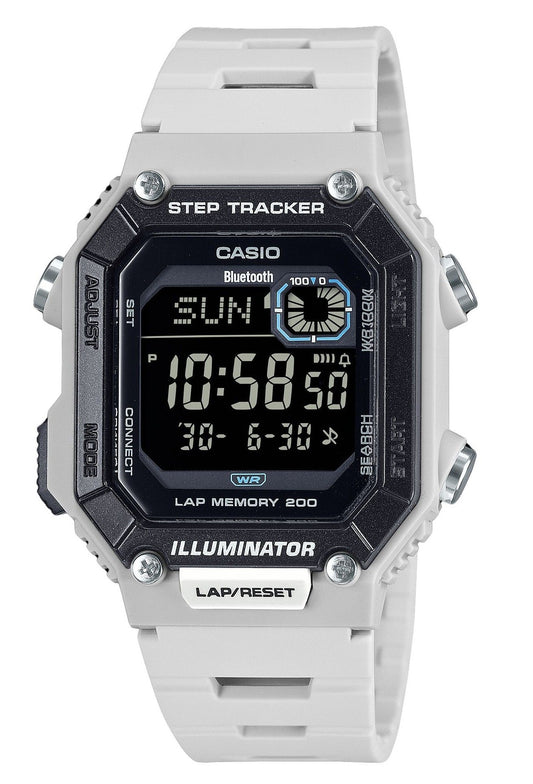 Casio Standard Digital Smartphone Link Step Tracker Resin Strap Quarz WS-B1000-8BV 100M Herrenuhr
