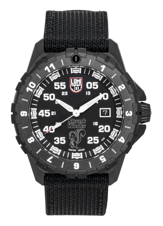 Luminox F-117 Nighthawk X Skunk Works Heritage Schwarzes Zifferblatt Quarz Taucher XA.6442.H 200M Herrenuhr
