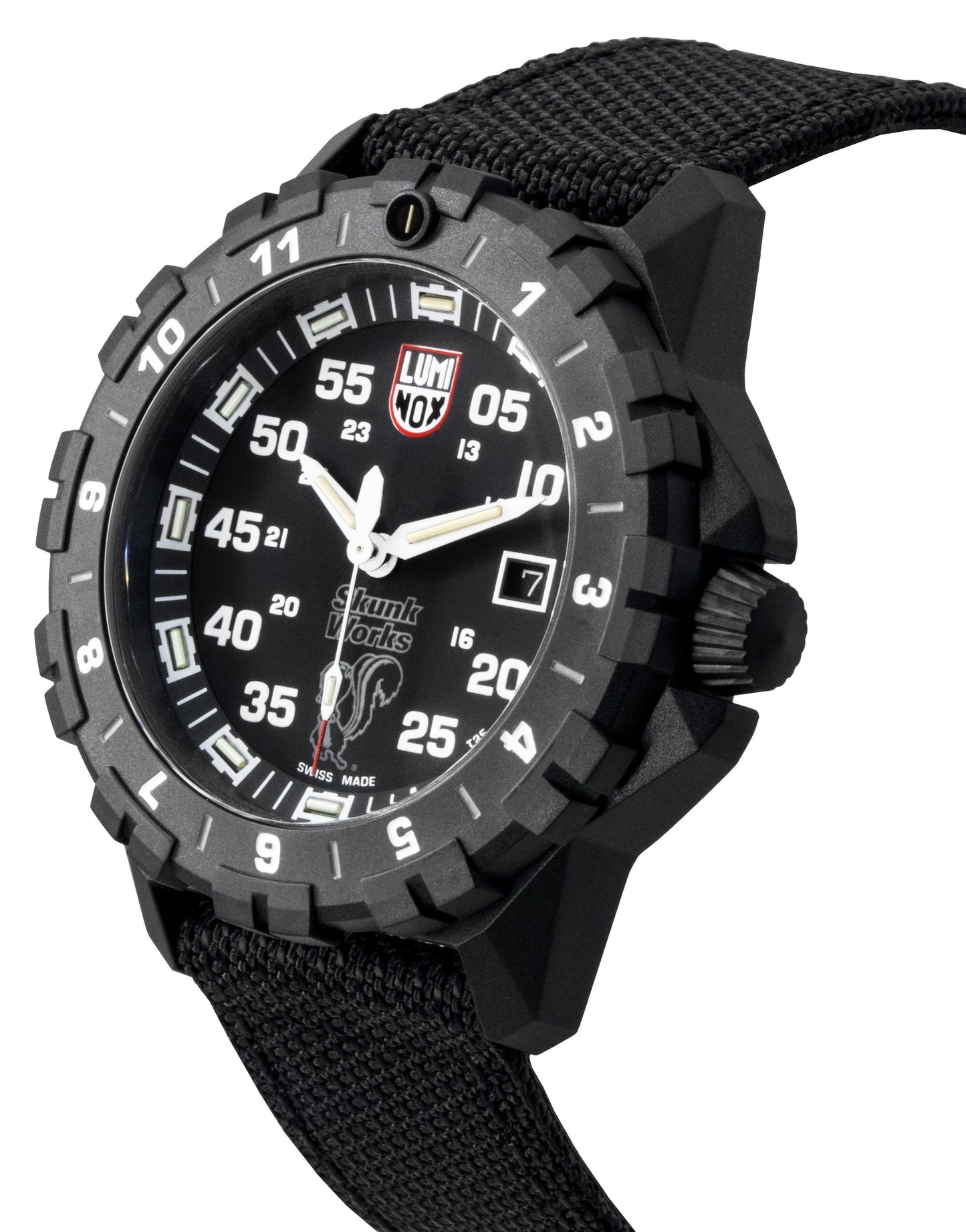 Luminox F-117 Nighthawk X Skunk Works Heritage Schwarzes Zifferblatt Quarz Taucher XA.6442.H 200M Herrenuhr