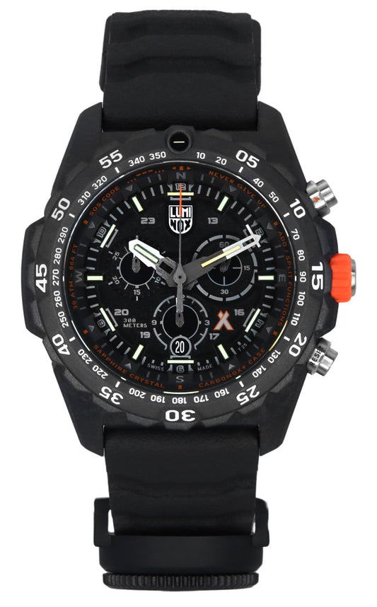 Luminox Bear Grylls Survival Master Series Chronograph Schwarzes Zifferblatt Quarz Taucher XB.3741 200M Herrenuhr