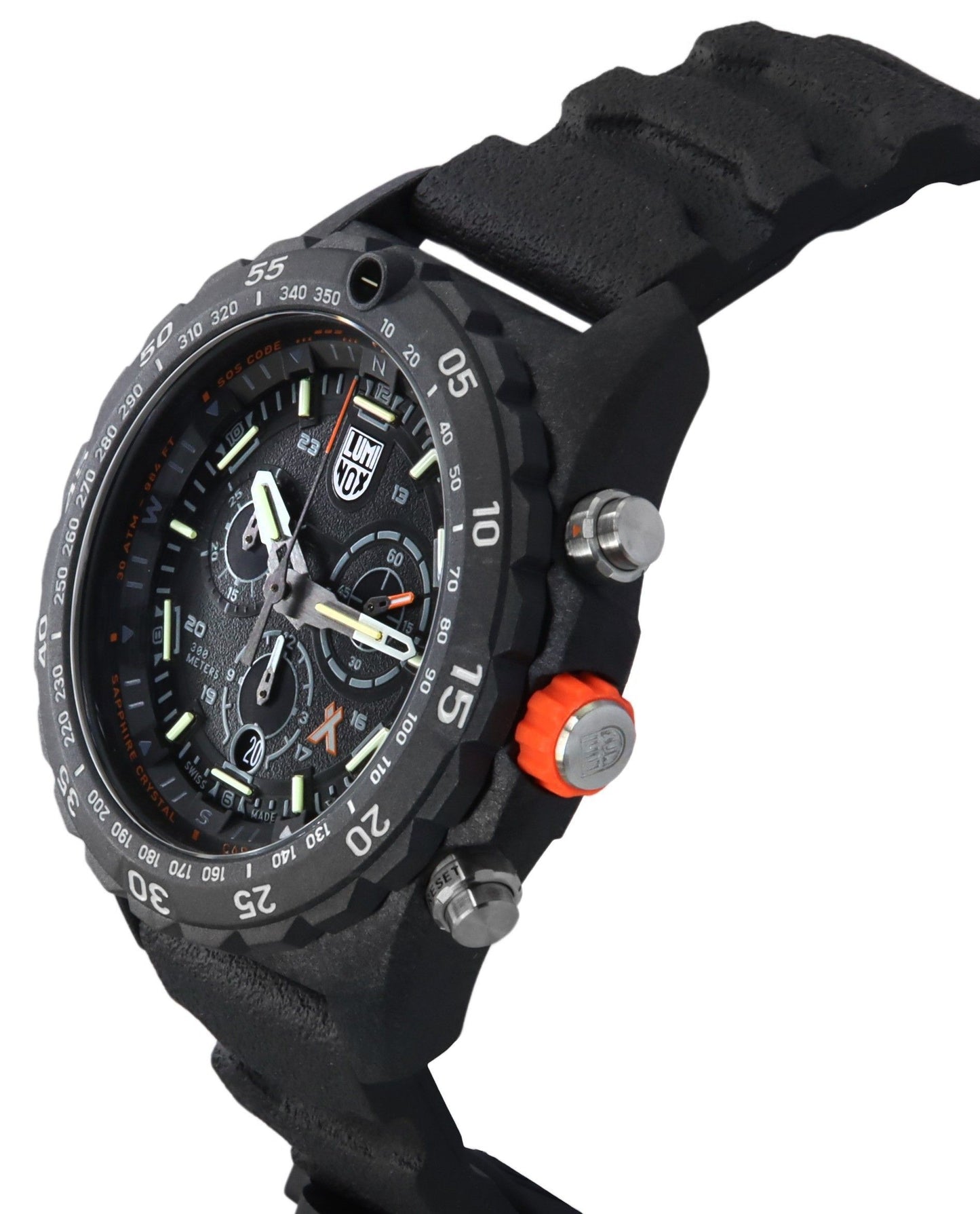 Luminox Bear Grylls Survival Master Series Chronograph Schwarzes Zifferblatt Quarz Taucher XB.3741 200M Herrenuhr