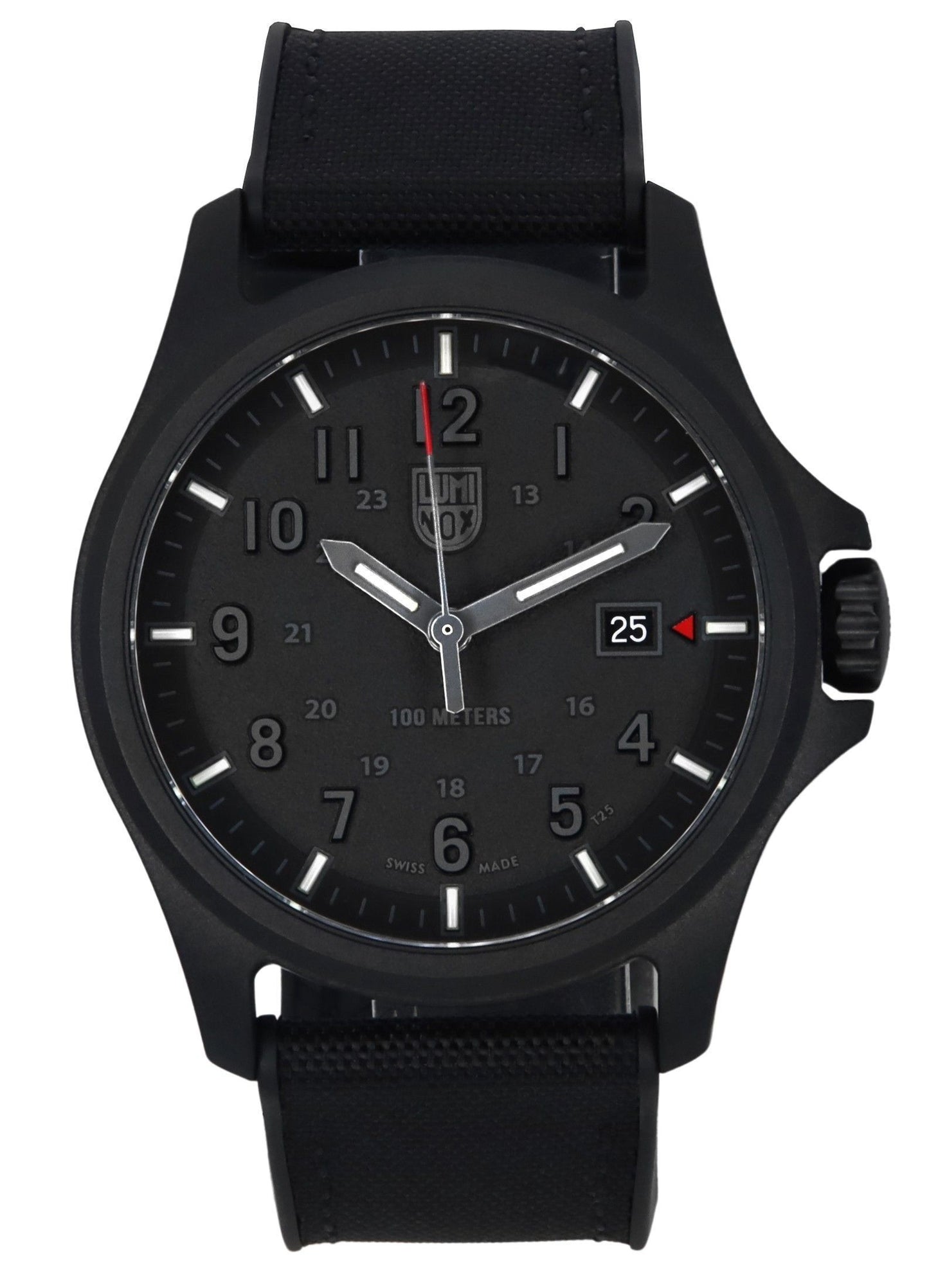 Luminox Atacama Field Urban Adventure Rubber Strap Schwarzes Zifferblatt Quarz XL.1961 100M Herrenuhr