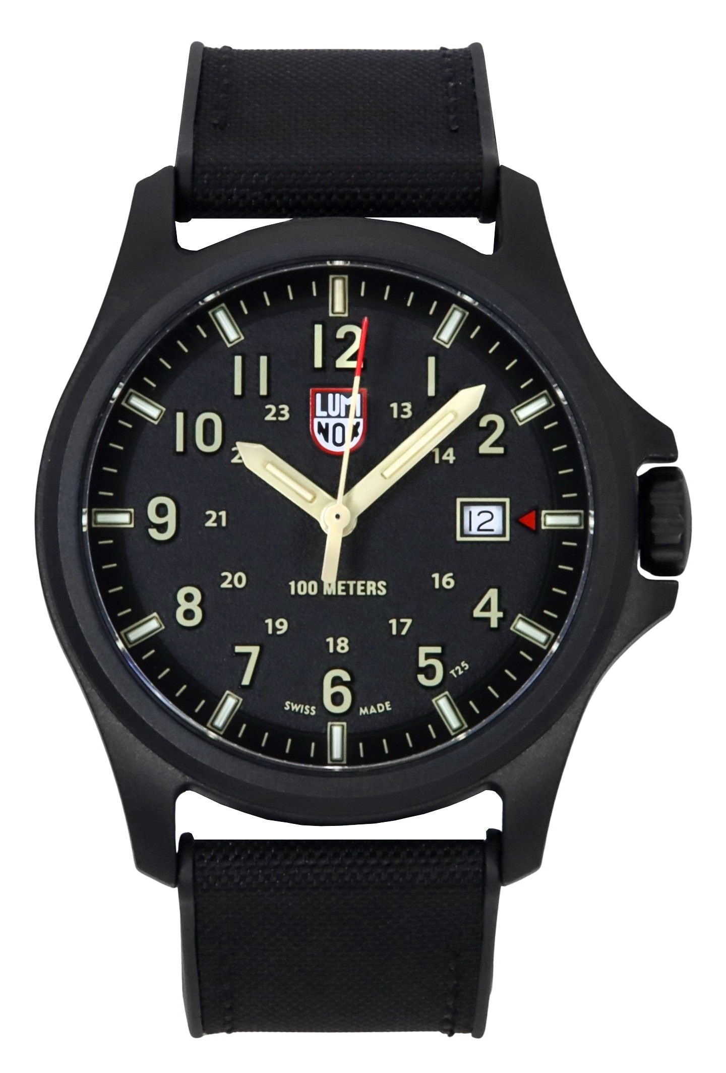 Luminox Atacama Field Rubber Strap Schwarzes Zifferblatt Quarz XL.1970.Set 100M Herrenuhr With Extra Strap