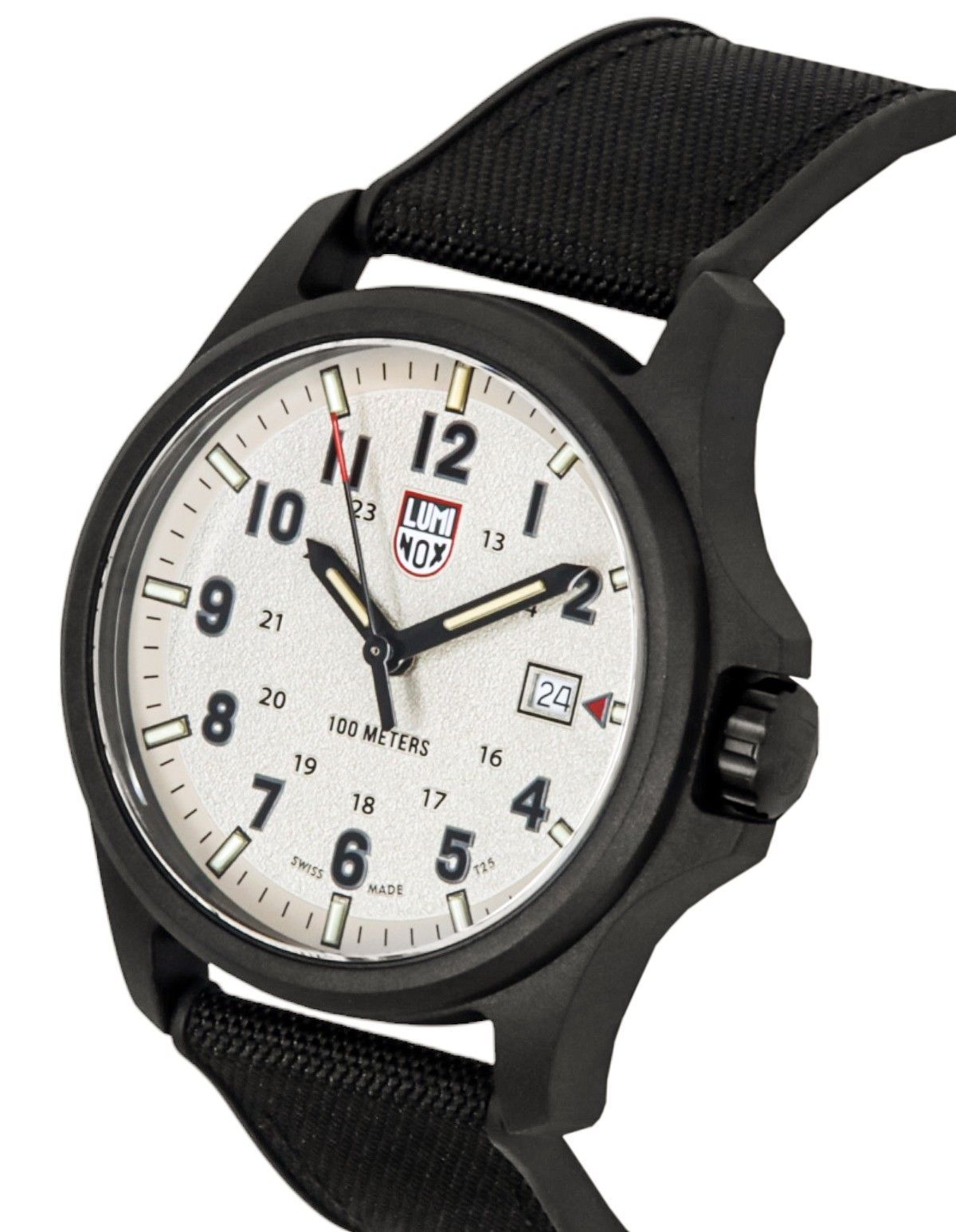 Luminox Atacama Field Black Rubber Strap Graues Zifferblatt Quarz XL.1971.Set 100M Herrenuhr With Extra Strap