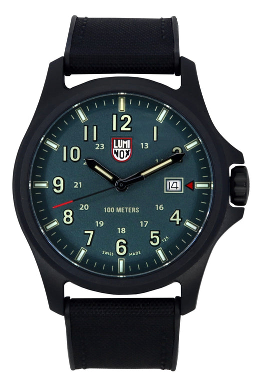 Luminox Atacama Field Rubber Strap Gr?nes Zifferblatt Quarz XL.1977 100M Herrenuhr