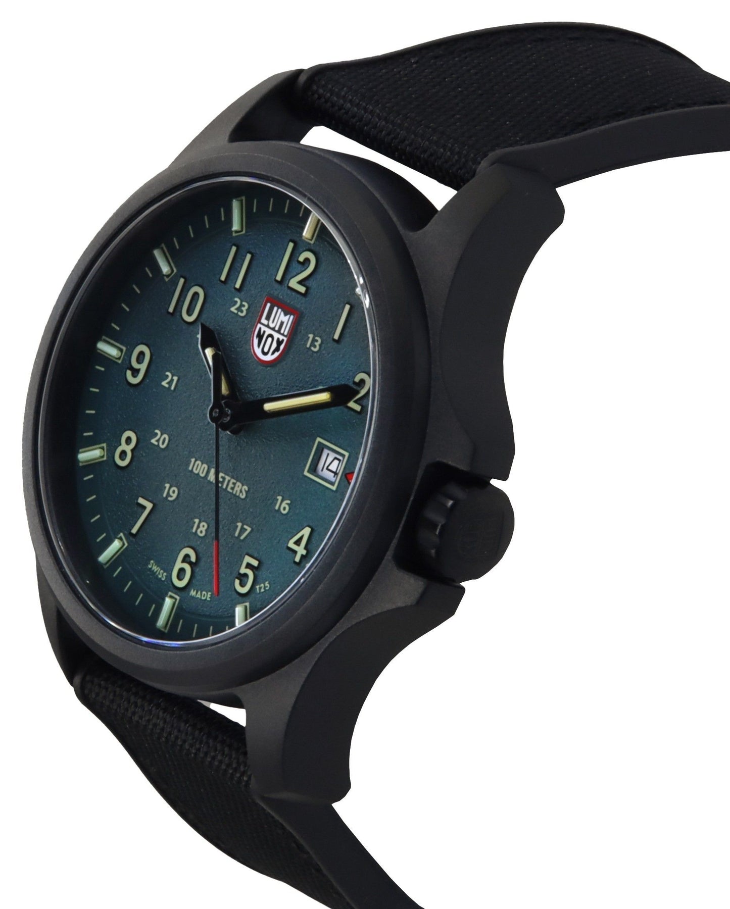 Luminox Atacama Field Rubber Strap Gr?nes Zifferblatt Quarz XL.1977 100M Herrenuhr