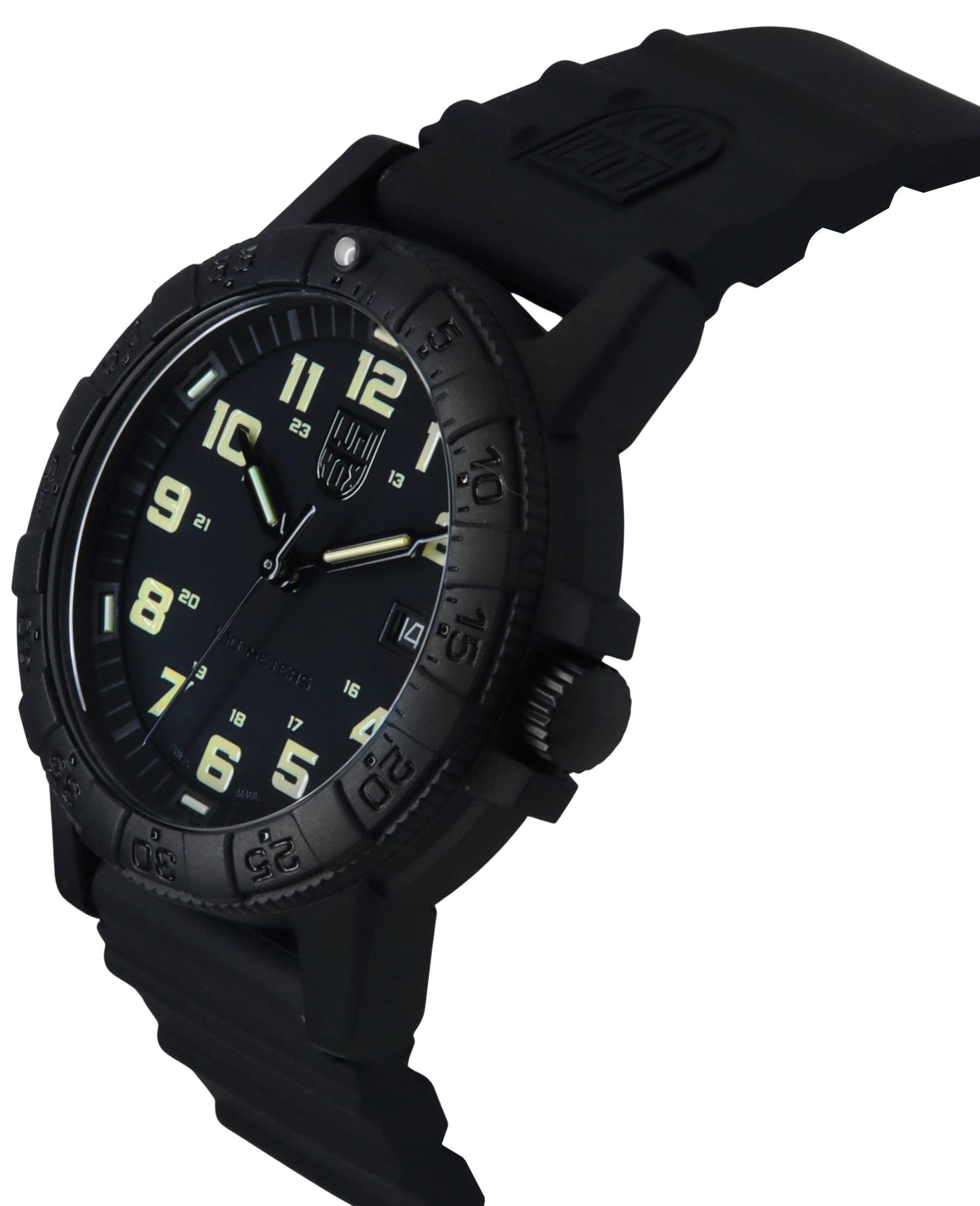 Luminox Leatherback Sea Turtle Giant PU Strap Schwarzes Zifferblatt Quarz XS.0330 100M Herrenuhr