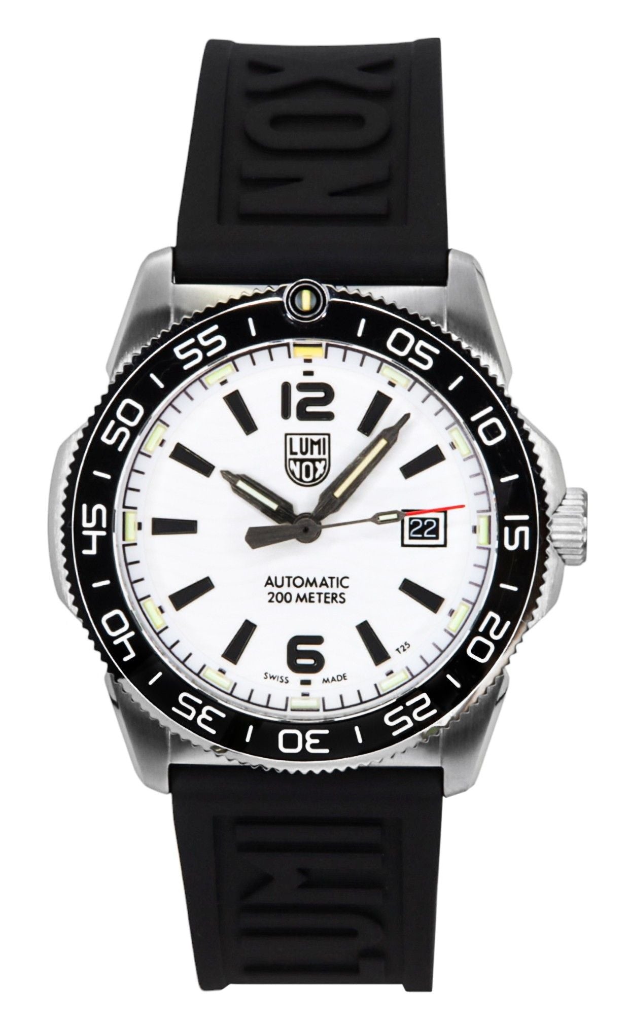 Luminox Pacific Diver Midnight Mariner Rubber Strap White Dial Automatik XS.3101.H 200M Herrenuhr