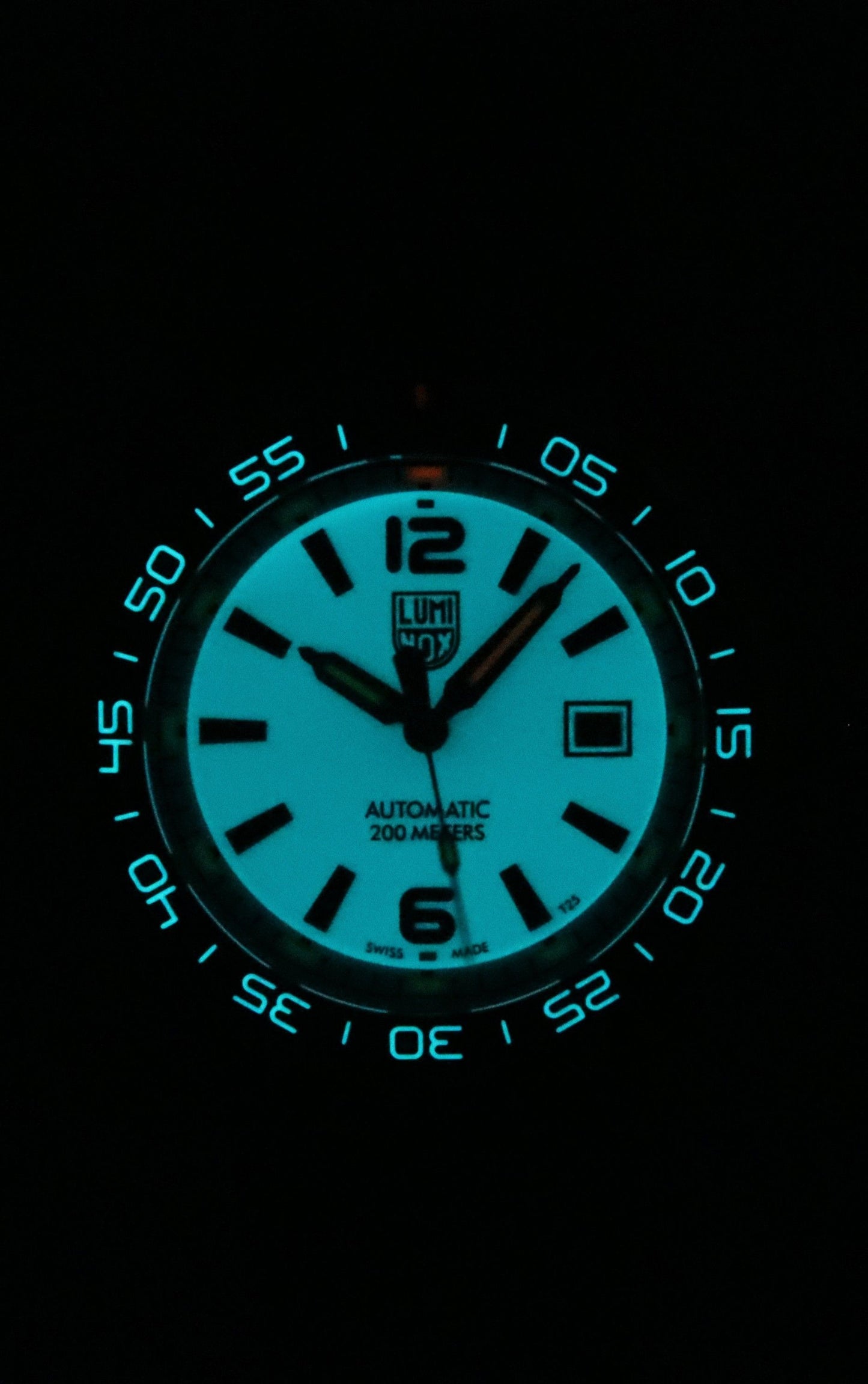 Luminox Pacific Diver Midnight Mariner Rubber Strap White Dial Automatik XS.3101.H 200M Herrenuhr