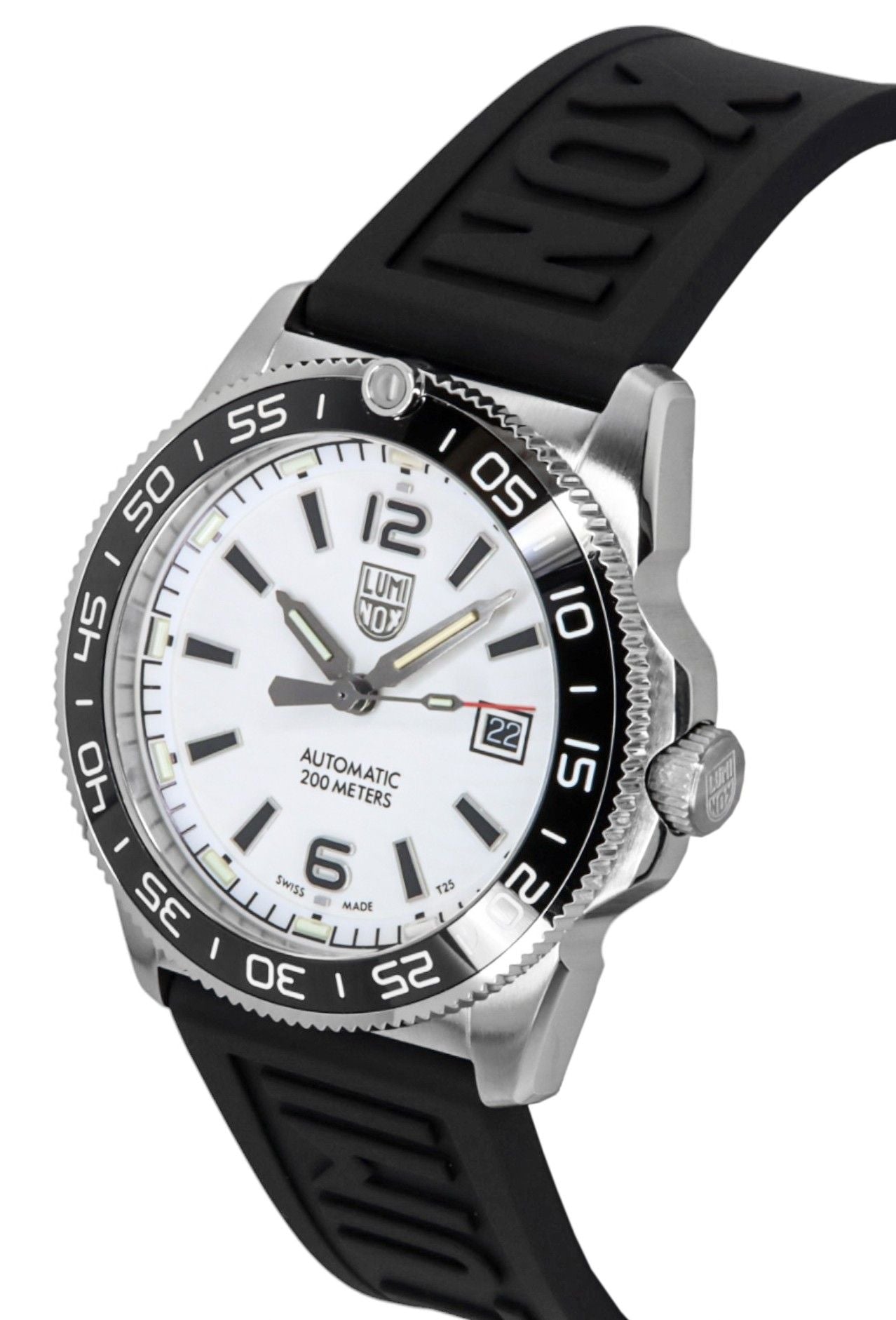 Luminox Pacific Diver Midnight Mariner Rubber Strap White Dial Automatik XS.3101.H 200M Herrenuhr