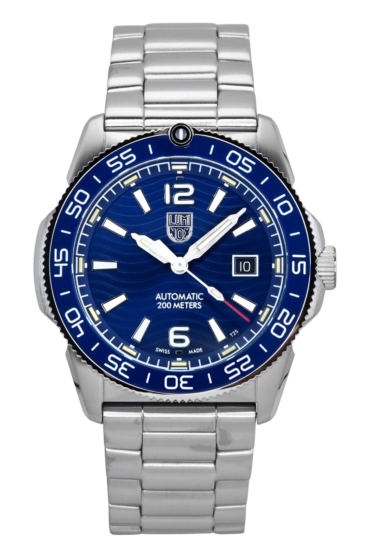 Luminox Pacific Diver Edelstahl Blaues Zifferblatt Automatik XS.3104 200M Herrenuhr