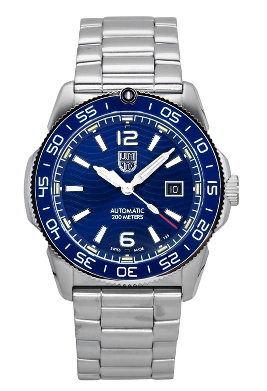 Luminox Pacific Diver Edelstahl Blaues Zifferblatt Automatik XS.3104 200M Herrenuhr