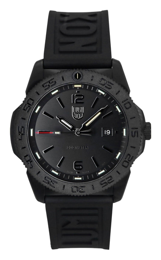 Luminox Pacific Diver Rubber Strap Schwarzes Zifferblatt Quarz XS.3121.BO.1 200M Herrenuhr