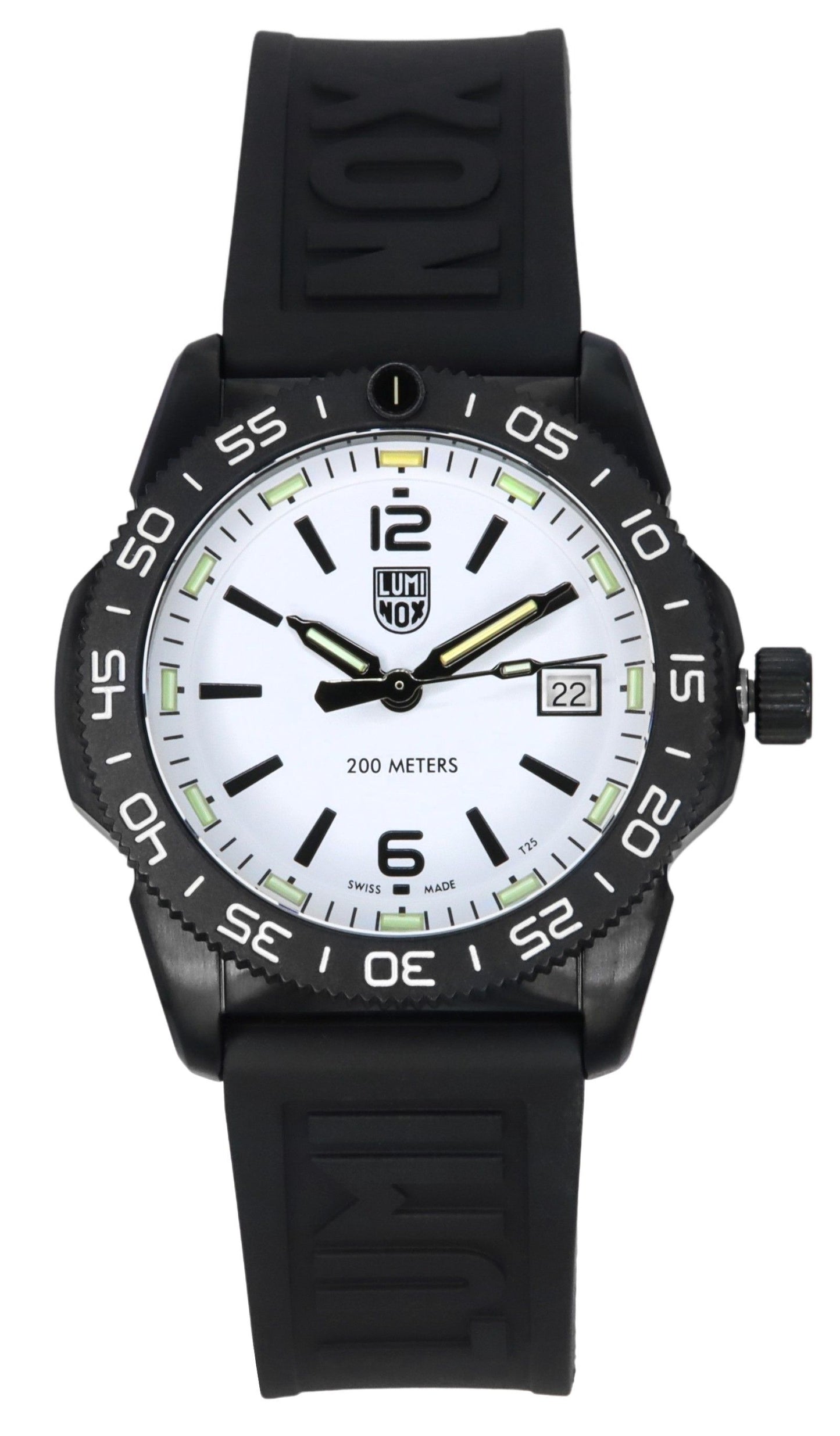 Luminox Pacific Diver Ripple Rubber Strap White Dial Quarz XS.3127M 200M Herrenuhr