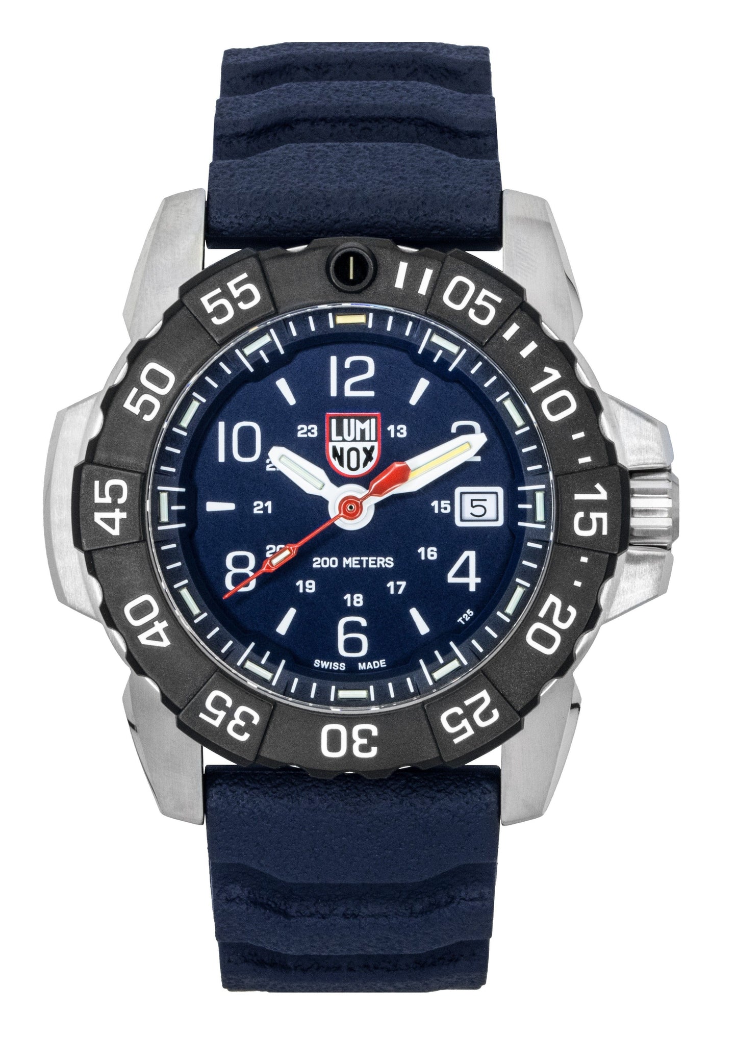 Luminox Navy Seal Rubber Strap Blaues Zifferblatt Quarz Taucher XS.3253.CB 200M Herrenuhr