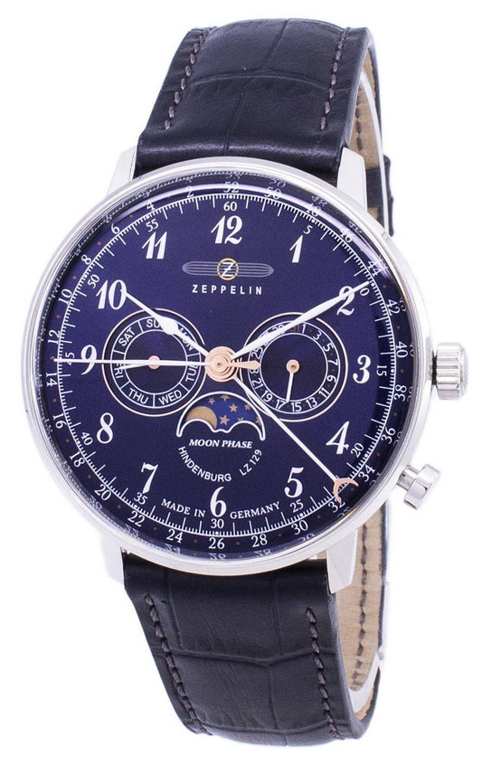Zeppelin Series LZ 129 Hindenburg Germany Made 7036-3 70363 Herrenuhr