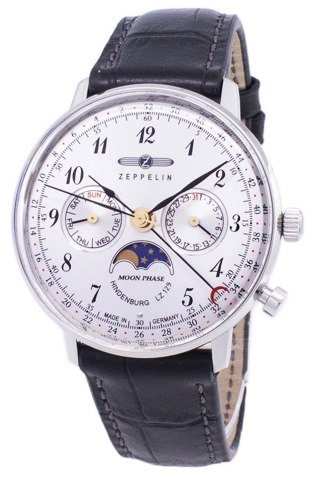 Zeppelin Series LZ 129 Hindenburg Germany Made 7037-1 70371 Herrenuhr