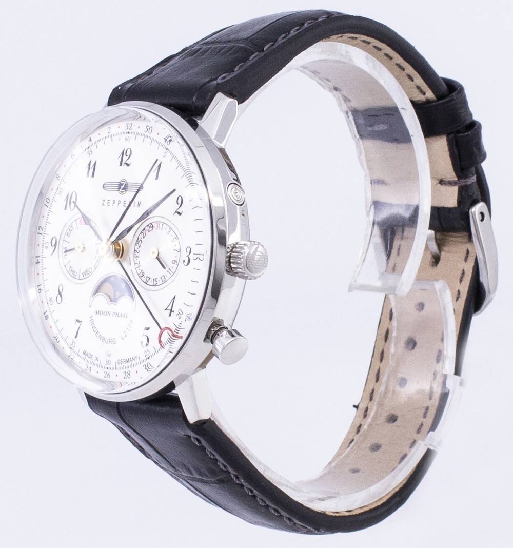 Zeppelin Series LZ 129 Hindenburg Germany Made 7037-1 70371 Herrenuhr