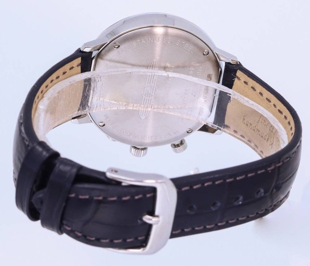 Zeppelin LZ129 Hindenburg Moonphase Blaues Zifferblatt Quarz 7037-3 70373 Damenuhr
