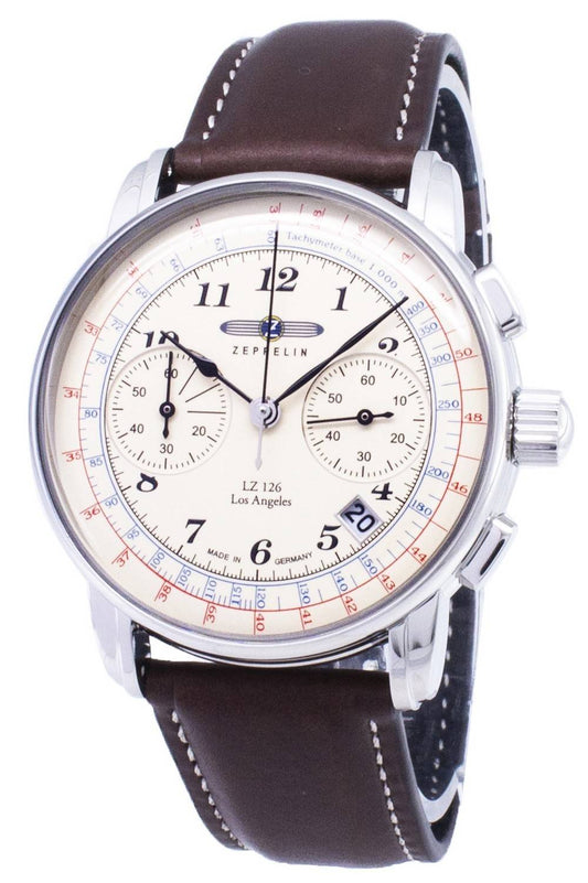 Zeppelin Series LZ126 7614-5 76145 Germany Made Herrenuhr