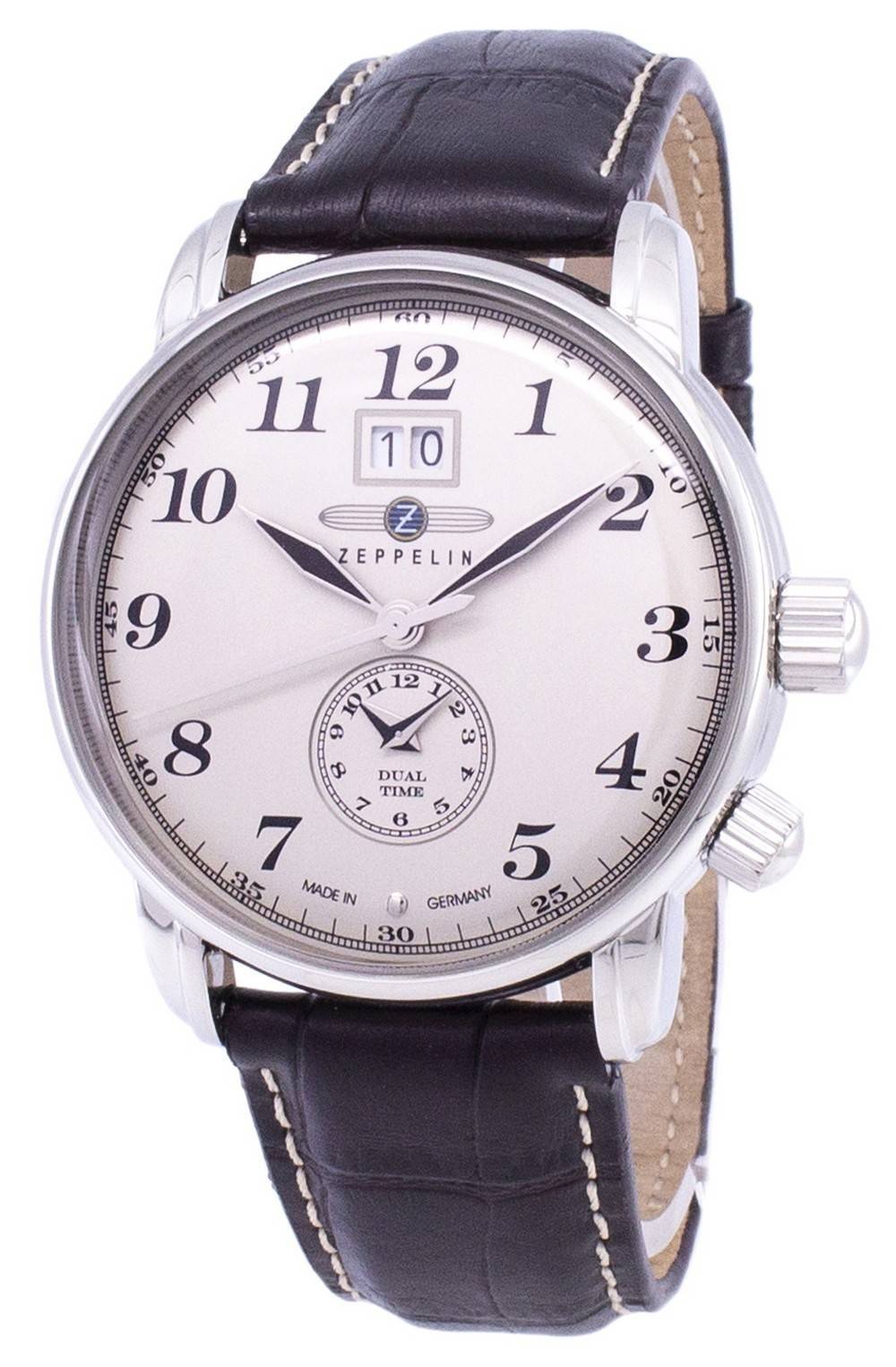 Zeppelin Series LZ127 Graf Germany Made 7644-5 76445 Herrenuhr