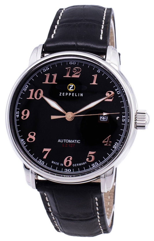 Zeppelin Series LZ127 Graf Automatik Germany Made 7656-2 76562 Herrenuhr