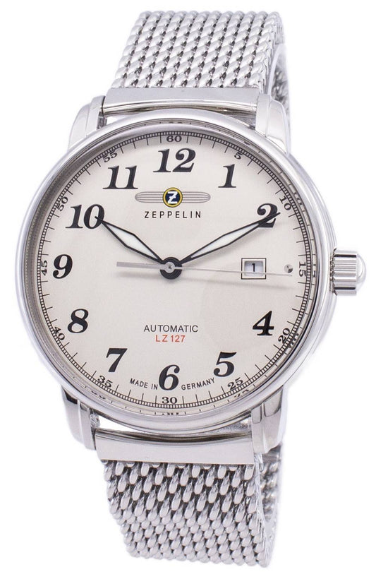 Zeppelin Series LZ127 Graf Automatik Germany Made 7656M-5 7656M5 Herrenuhr