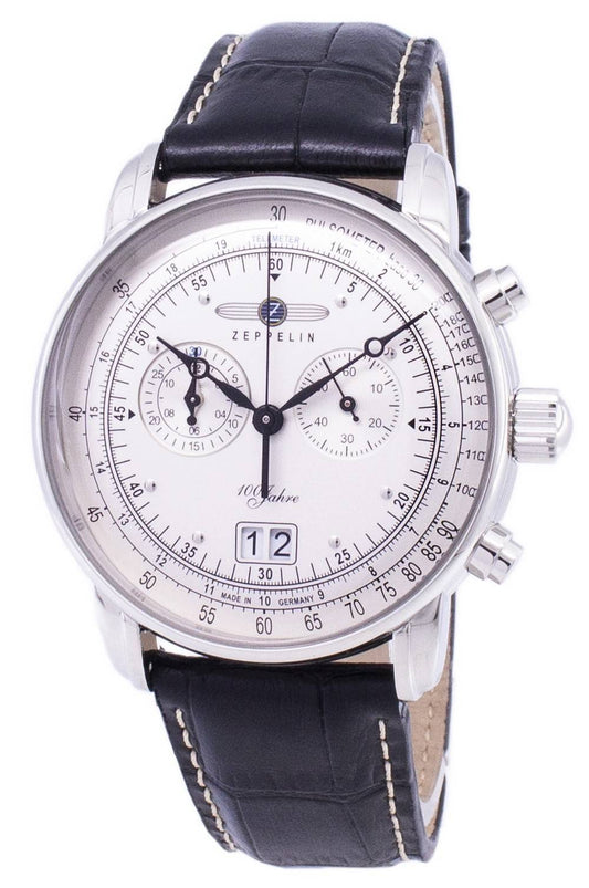 Zeppelin Series 100 Years ED.1 Germany Made 7690-1 76901 Herrenuhr