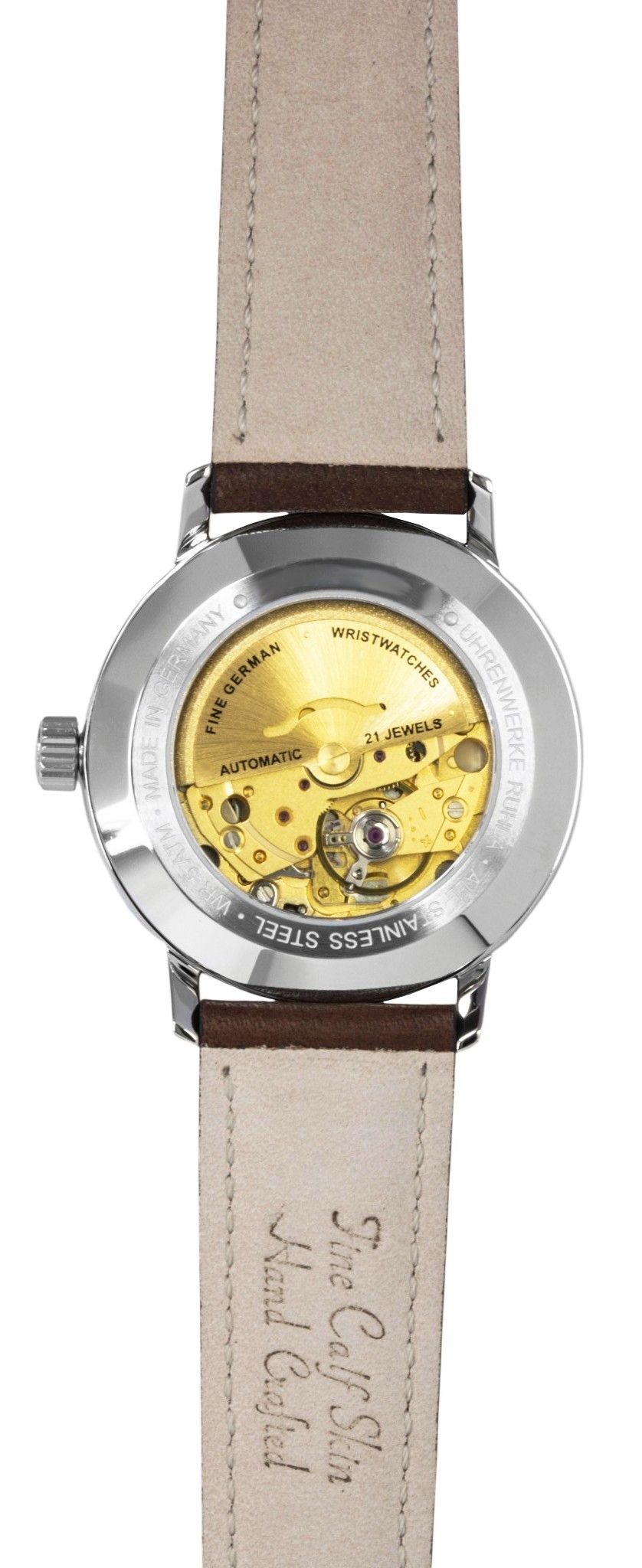 Zeppelin LZ129 Hindenburg Lederarmband Beige Dial Automatik 80565 Herrenuhr