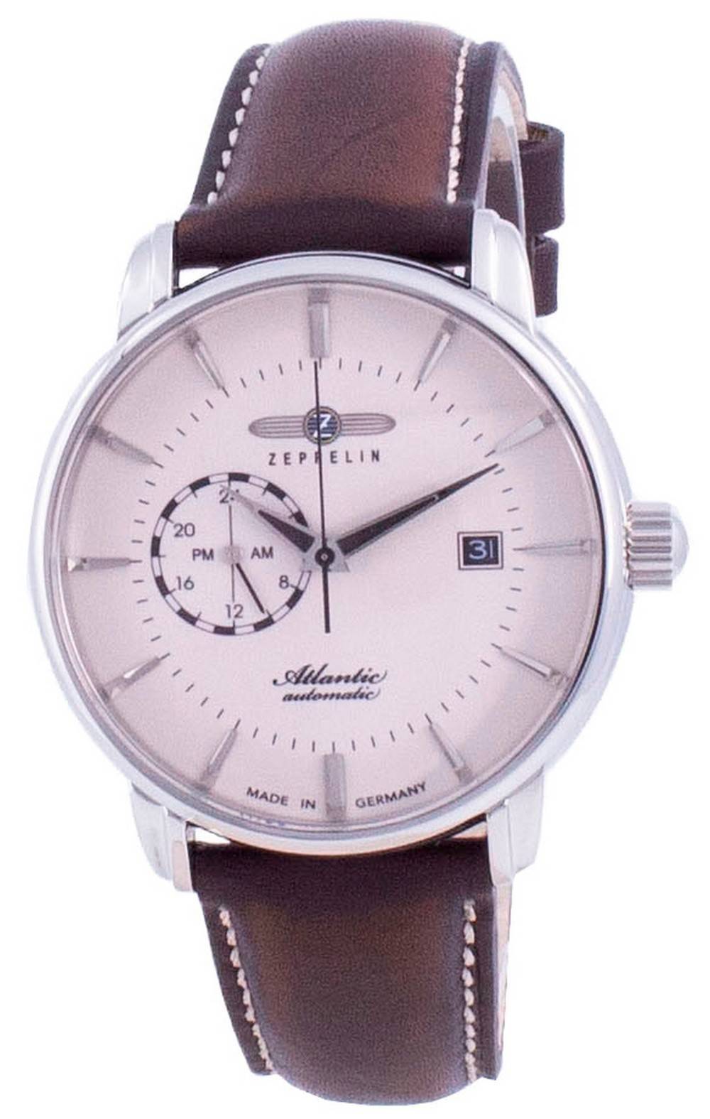 Zeppelin Atlantic Beige Dial Automatik 8470-5 84705 Herrenuhr