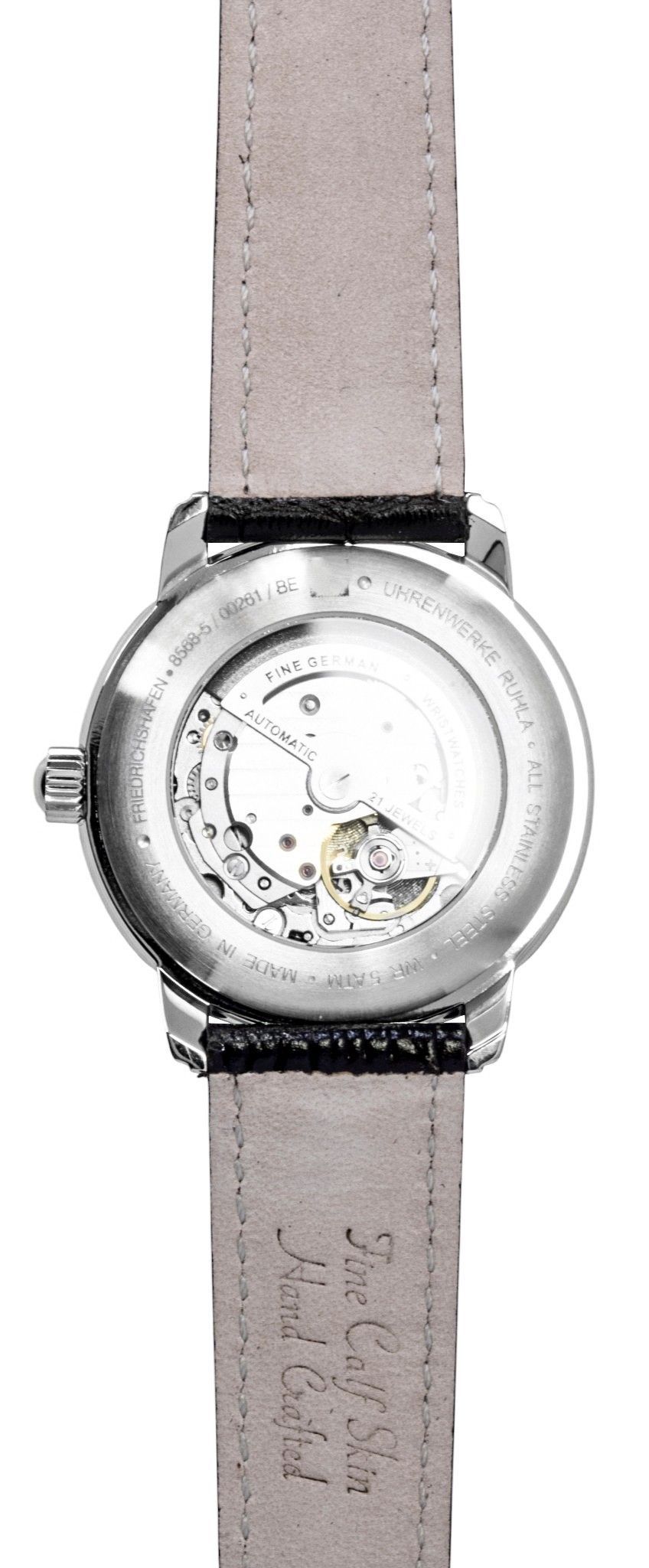Zeppelin Friedrichshafen Lederarmband Champagnerfarbenes Zifferblatt Automatik 85685 Herrenuhr