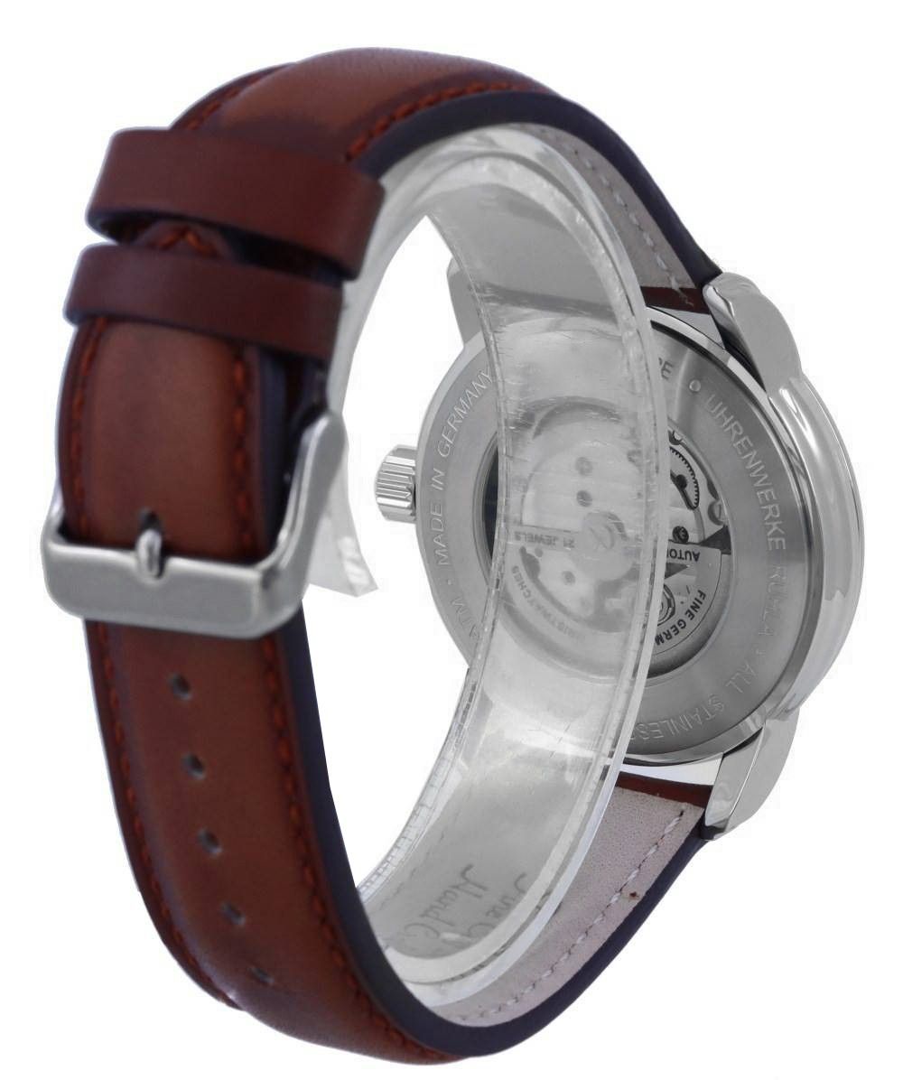 Zeppelin New Captain's Line Blaues Zifferblatt Lederarmband Automatik 8662-3 86623 Herrenuhr