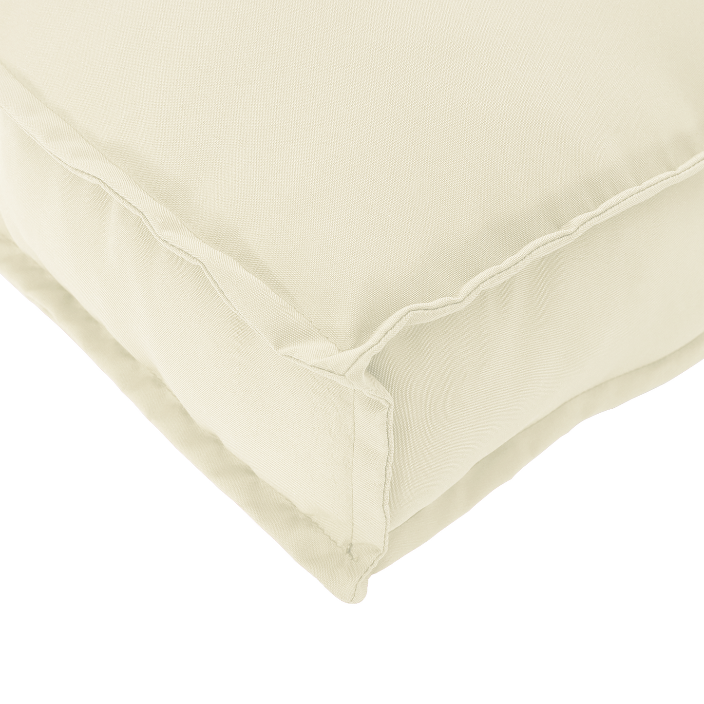 Pallet Kissen Set 2 pcs Creme 70 x 70 x 12 cm Oxford-Stoff