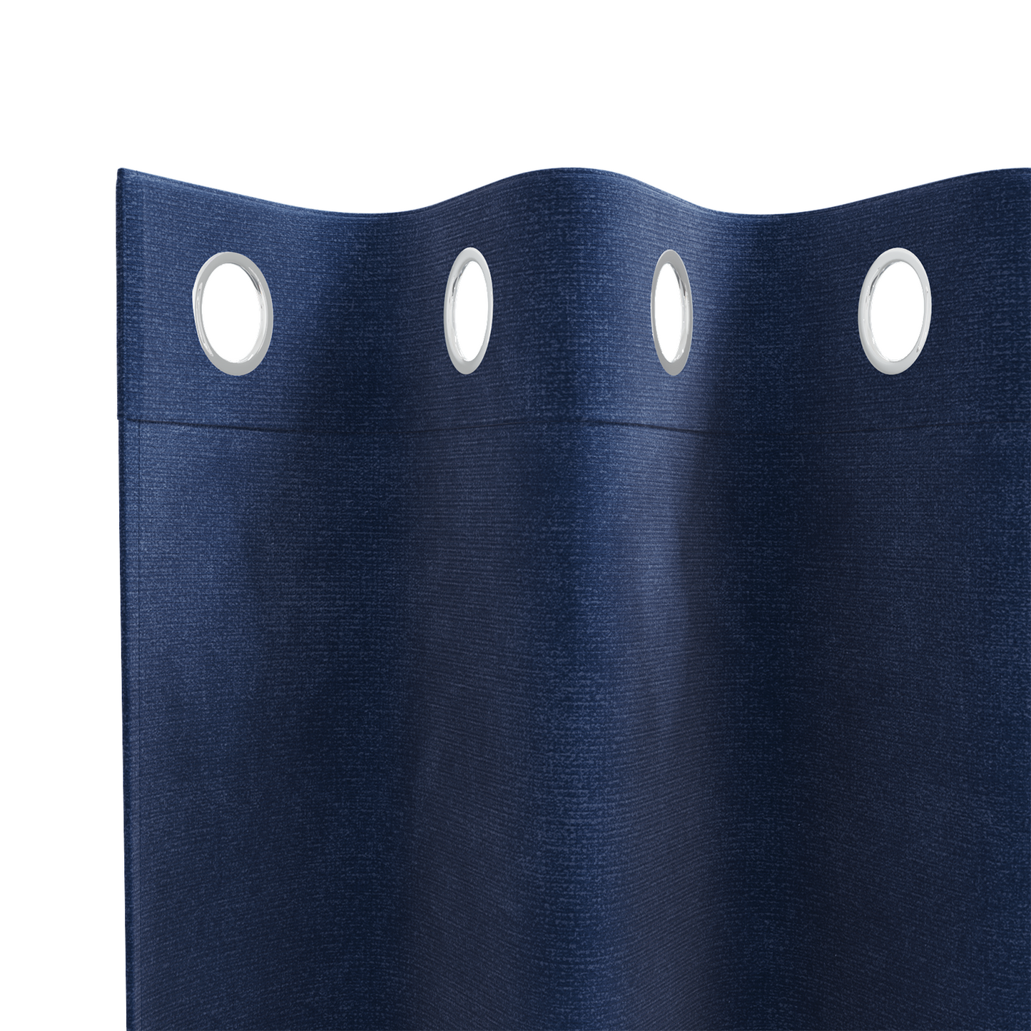 Rideaux occultants 2 pièces bleu foncé 140 x 260 cm Velours