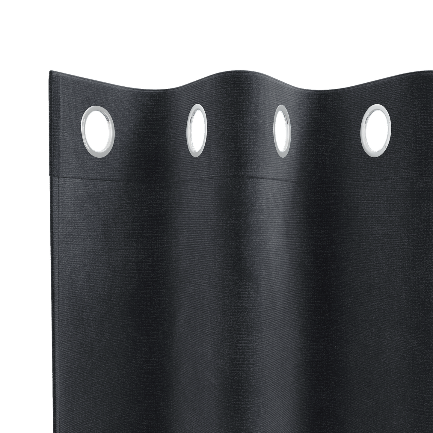 Verdunkelungsvorhänge 2 pcs Dunkelgrau 140 x 245 cm Samt