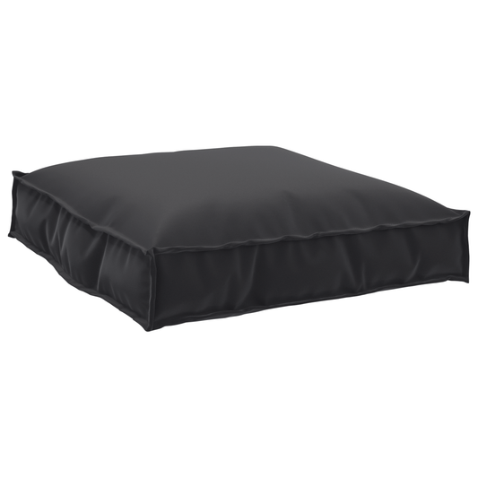 Coussin de palette pour assise Noir 70 x 70 x 12 cm