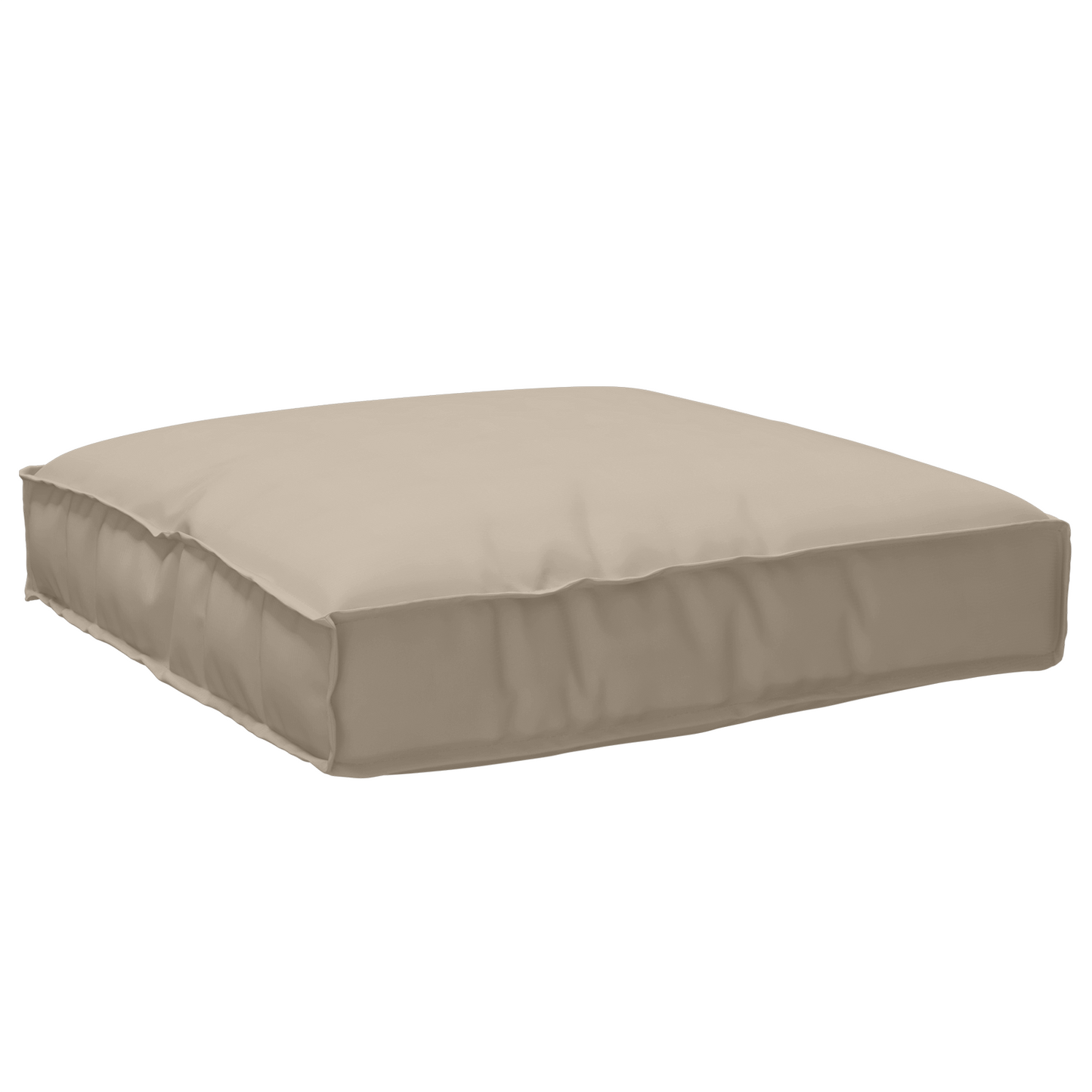Palettkissen für geeigneten Sitz Taupe 80 x 80 x 12 cm