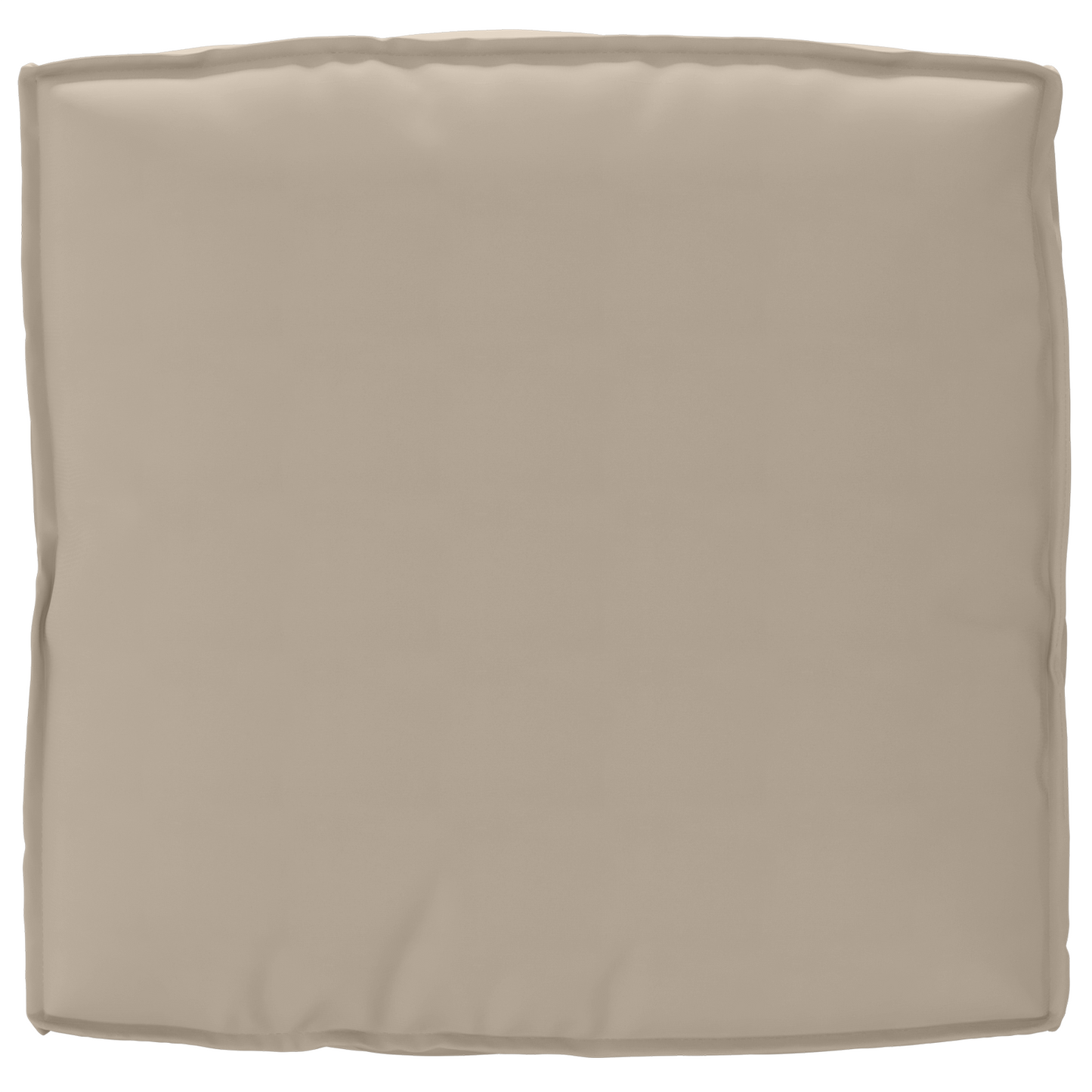 Palettkissen für geeigneten Sitz Taupe 80 x 80 x 12 cm