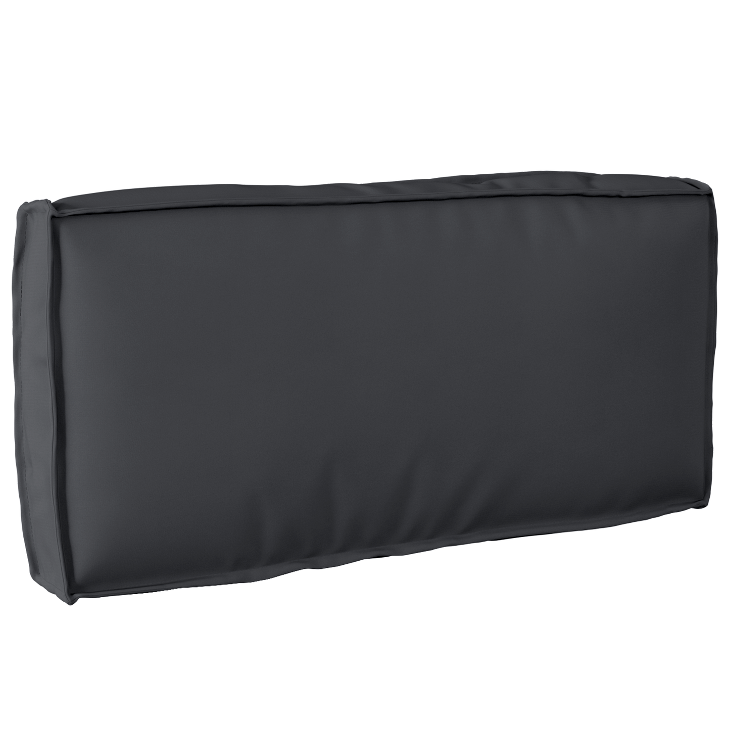 Palettenkissen für Rückenlehne Schwarz 80 x 40 x 12 cm