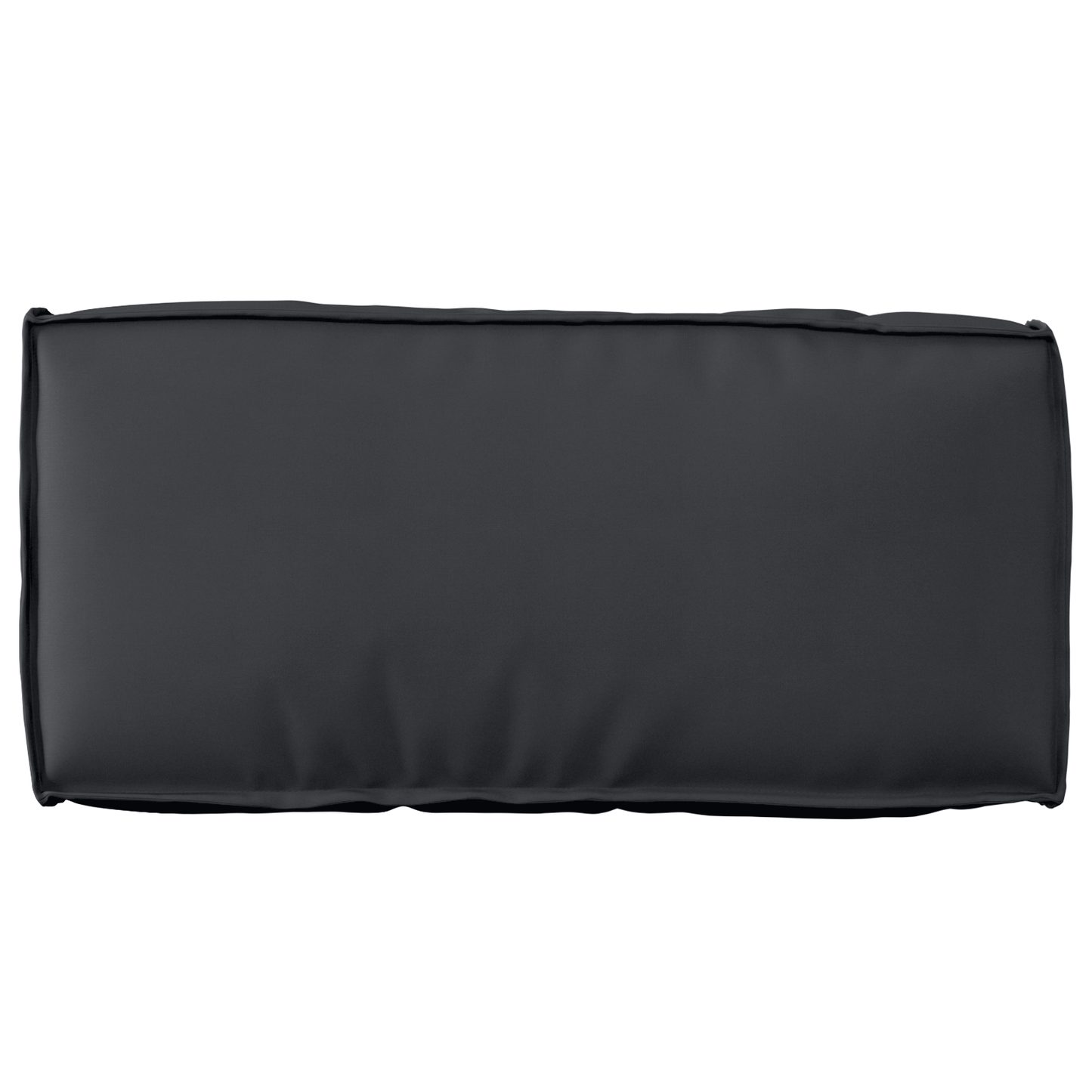 Palettenkissen für Rückenlehne Schwarz 80 x 40 x 12 cm