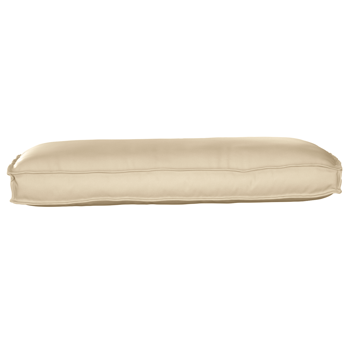 Coussin de palette pour assise / dossier beige 120 x 50 x 12 cm