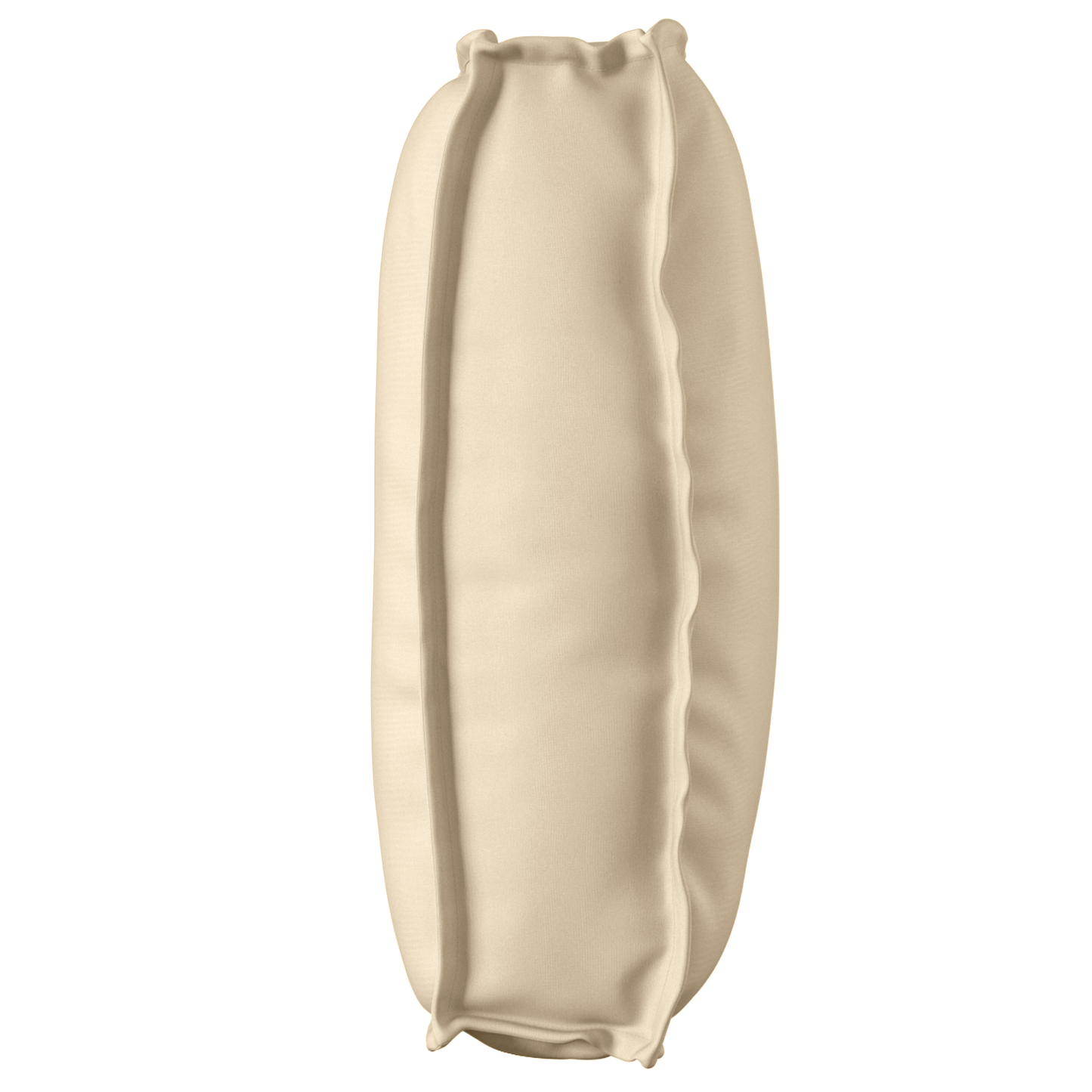 Coussin de palette pour assise / dossier beige 120 x 50 x 12 cm