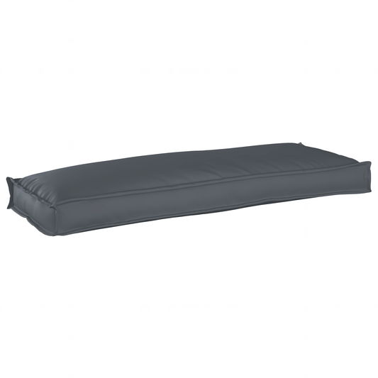 Palettenkissen für Bank Anthrazit 110 x 40 x 8 cm Oxford Stoff